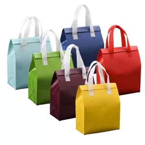 Durable Insulated Takeout Food Delivery Bag – Reusable Heat-Resistant Thermal Tote with Handle for Hot & Cold Meals – Foldable, Leak-Proof, Eco-Friendly, Custom Logo Available