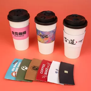 Eco-Friendly 4-Cup Kraft Paper Drink Carrier Tray – Disposable Takeout Coffee & Milk Tea Holder with Handle – Sturdy Beverage Organizer for Cafes, Events, and Delivery Services – Recyclable