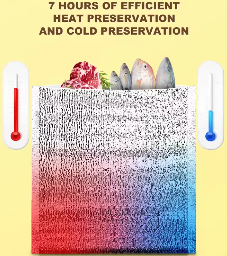 Insulated Food Delivery Bag – Thermal Cooler Tote for Hot & Cold Meals, Groceries, Cate... - SKU IDB16735 - UGI Packaging