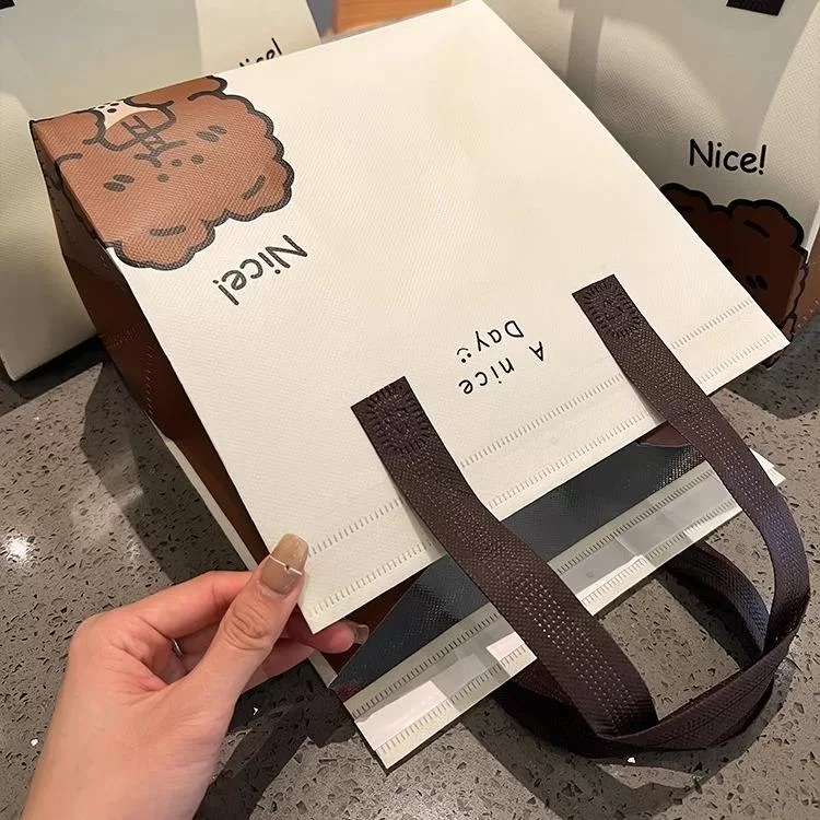 Insulated Non-Woven Thermal Cooler Bag – Waterproof Foldable Lunch Tote with Zipper Closure – Large Capacity for Food Delivery, Grocery, Travel, and Eco-Friendly Cold/Hot Storage - 图片 2