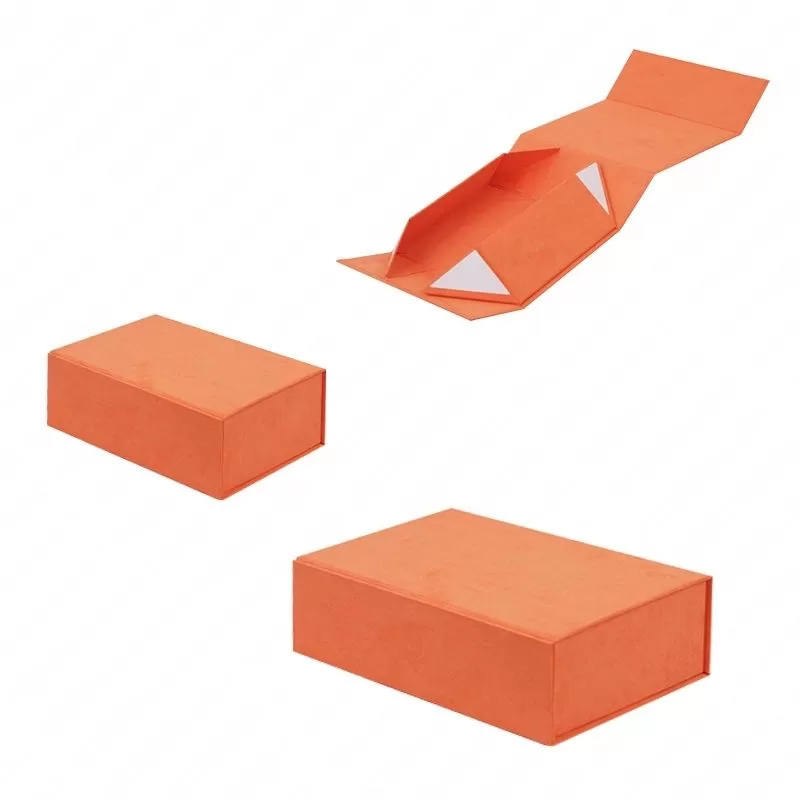 Velvet Foldable Keepsake Gift Box with Magnetic Closure – In Stock, Ready to Ship – Multiple Colors & Sizes – Reusable Flannel Storage Box for Baby Shower, Nursery, Gifts – Custom Logo Available - 图片 7