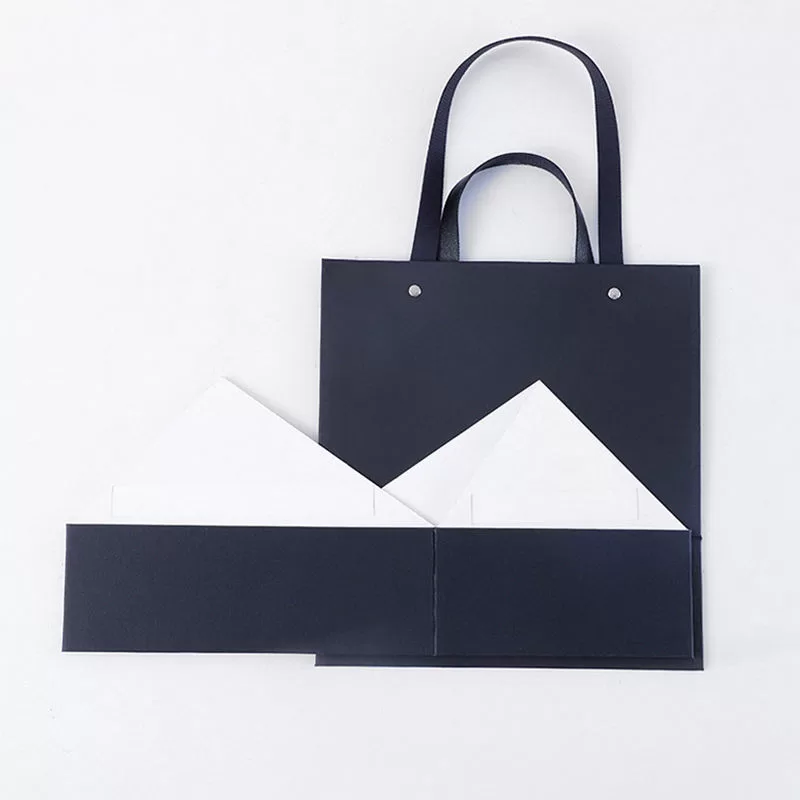 Luxury Magnetic Gift Box with Handle – Foldable Cardboard Gift Packaging Box for Weddin... - SKU FBH73058 - UGI Packaging