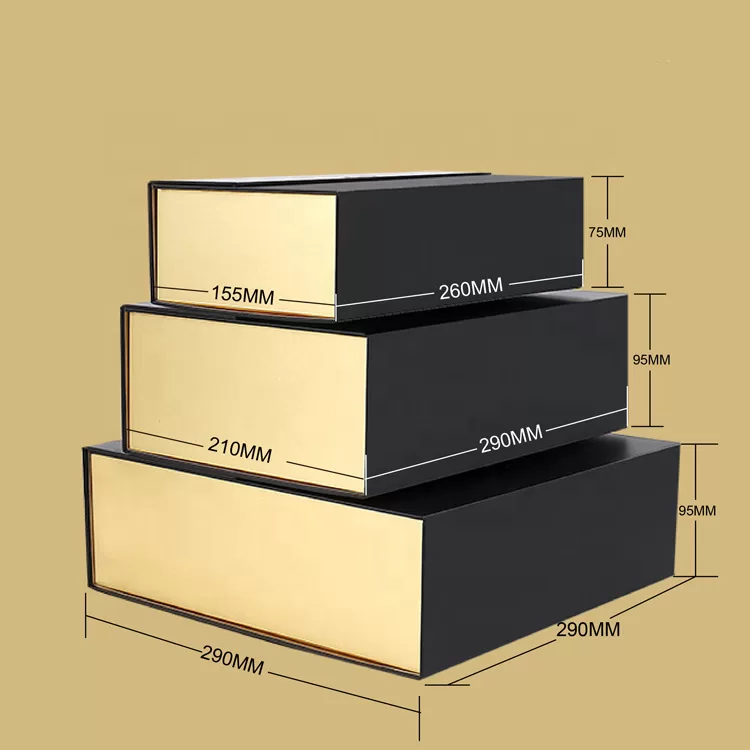 Luxury Magnetic Double Door Gift Box with Ribbon – Foldable Cardboard Packaging for Pre... - SKU DFB73066 - UGI Packaging