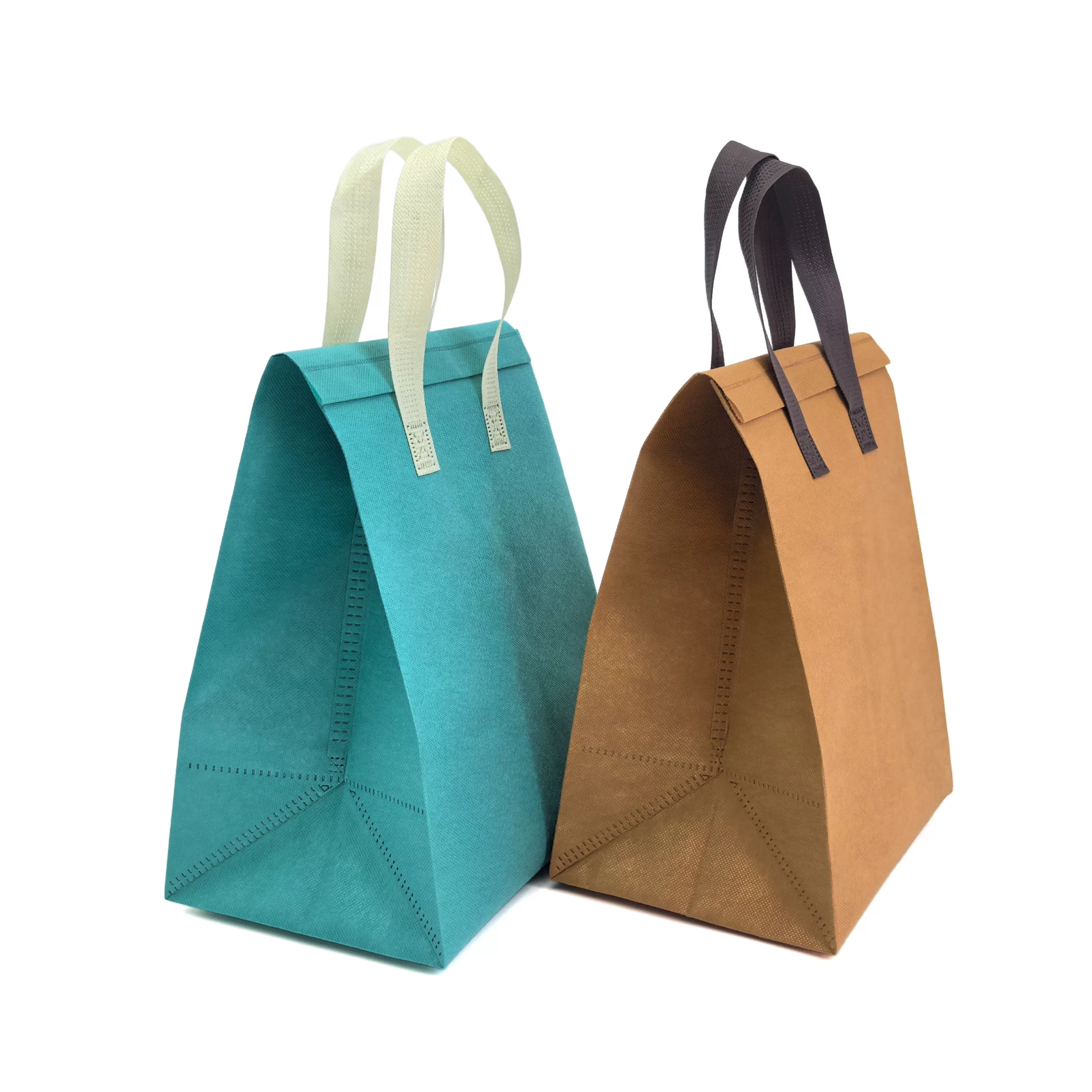 Disposable Insulated Food Delivery Bag with Handle – Thermal Non-Woven Cooler Tote for Hot & Cold Lunch, Takeout, Grocery – Recyclable, Lightweight, Bulk Custom Logo Printing Available - 图片 3