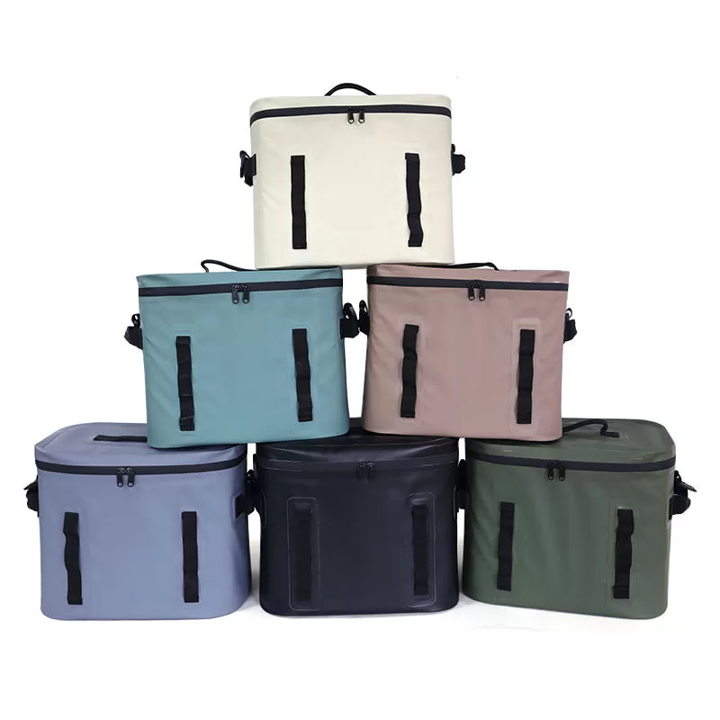 Soft-Sided 24-Can Insulated Cooler Bag – Portable Food-Grade Thermal Ice Chest Tote for Lunch, Beach, Picnic, Camping – Reusable, Lightweight, Leakproof, In Stock – Custom Logo Available - 图片 5