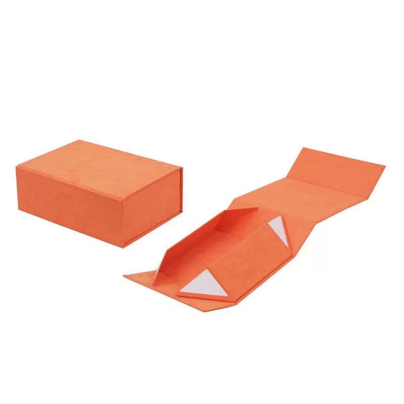 Velvet Foldable Keepsake Gift Box with Magnetic Closure – In Stock, Ready to Ship – Multiple Colors & Sizes – Reusable Flannel Storage Box for Baby Shower, Nursery, Gifts – Custom Logo Available - 图片 3