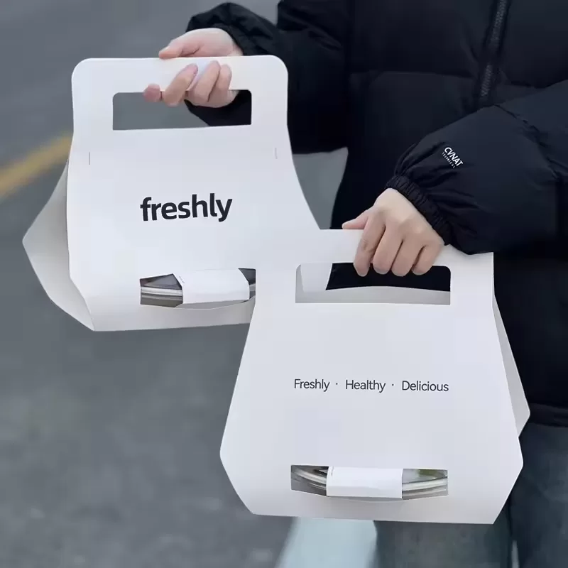 Biodegradable Paper Pulp Lunch Trays – Custom Logo Eco-Friendly 3-Compartment Disposable Food Plates for Restaurants, Schools, Events – Sturdy Takeout Container – 100% Compostable - 图片 4