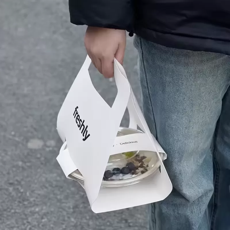 Biodegradable Paper Pulp Lunch Trays – Custom Logo Eco-Friendly 3-Compartment Disposable Food Plates for Restaurants, Schools, Events – Sturdy Takeout Container – 100% Compostable - 图片 5