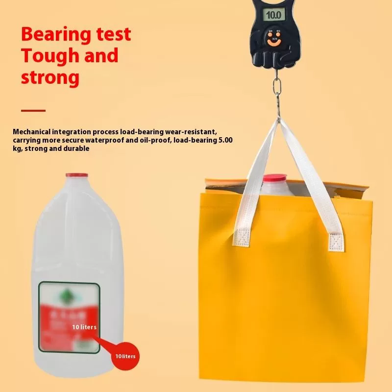 15L Insulated Reusable Cooler Bag – Leak-Proof Thermal Tote with Aluminum Foil Lining for Cake, Lunch, Picnic, Food Delivery – Foldable, Lightweight, Eco-Friendly, Non-Woven & Recyclable - 图片 5