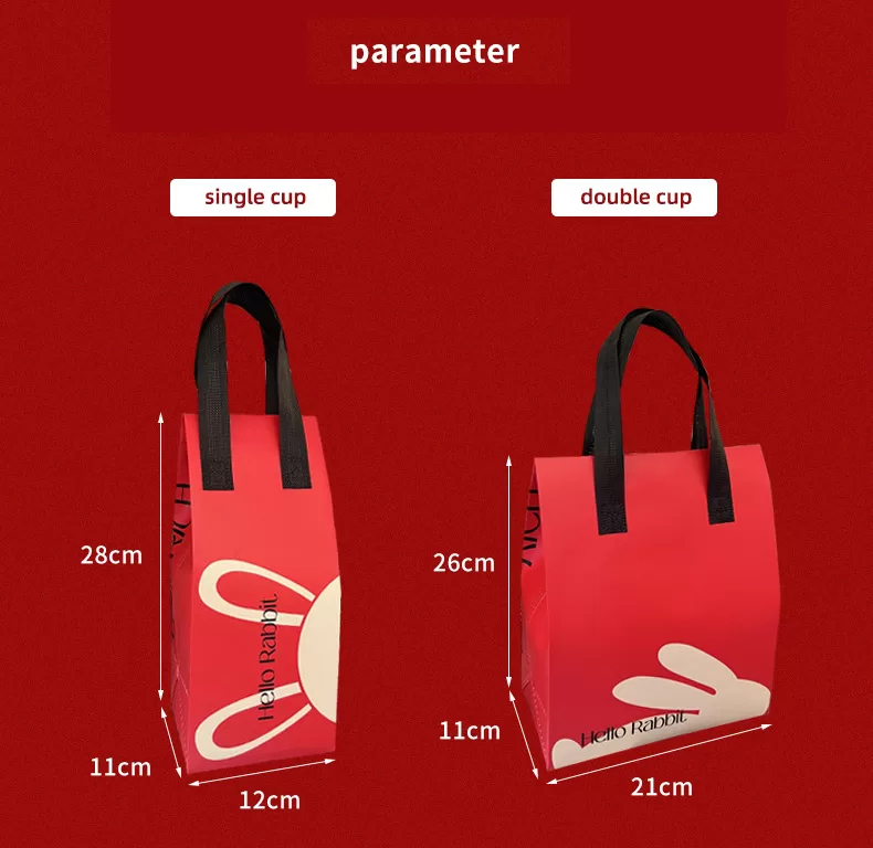 Reusable Insulated Food Delivery Bag with Handle – Custom Size Thermal Tote for Takeout, Picnic, Grocery, or Catering – Leak-Proof, Foldable, Eco-Friendly, Lightweight & Durable - 图片 3