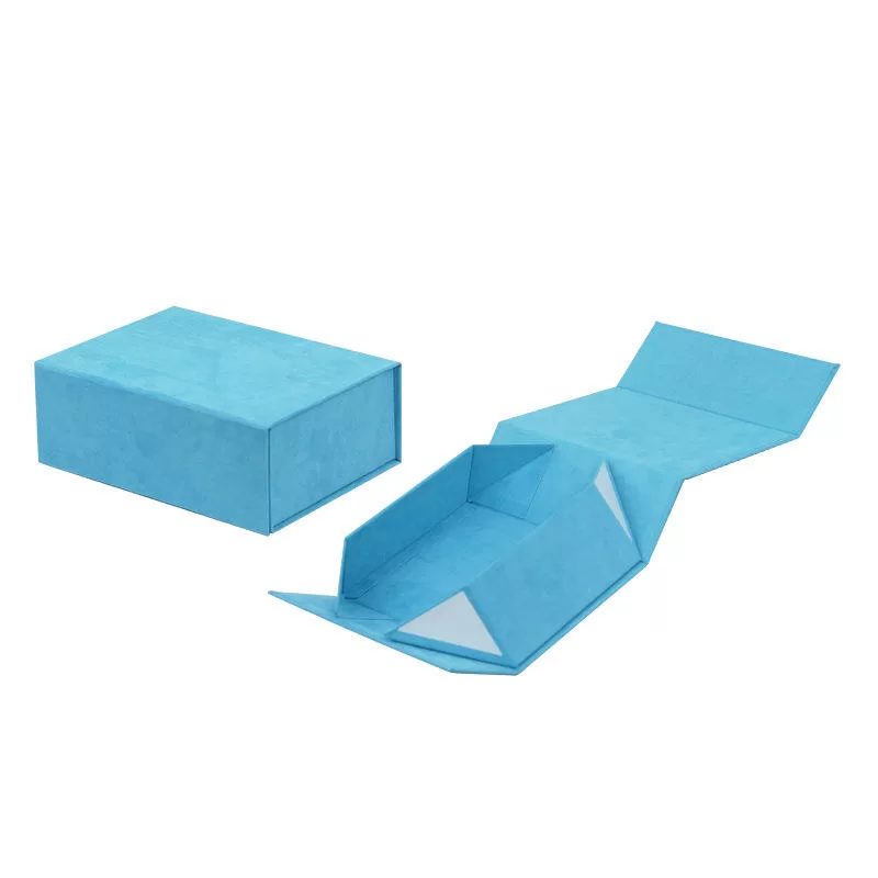 Velvet Foldable Keepsake Gift Box with Magnetic Closure – In Stock, Ready to Ship – Multiple Colors & Sizes – Reusable Flannel Storage Box for Baby Shower, Nursery, Gifts – Custom Logo Available - 图片 6