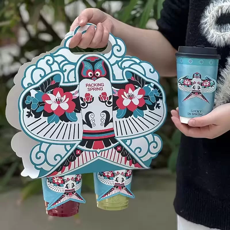 Insulated Disposable Coffee Cups with Lids – Eco-Friendly Hot Beverage Paper Cups for Tea, Espresso & Cocoa – Ripple Wall Takeaway Cups for Office, Café, Parties, Events – Customizable Design - 图片 5