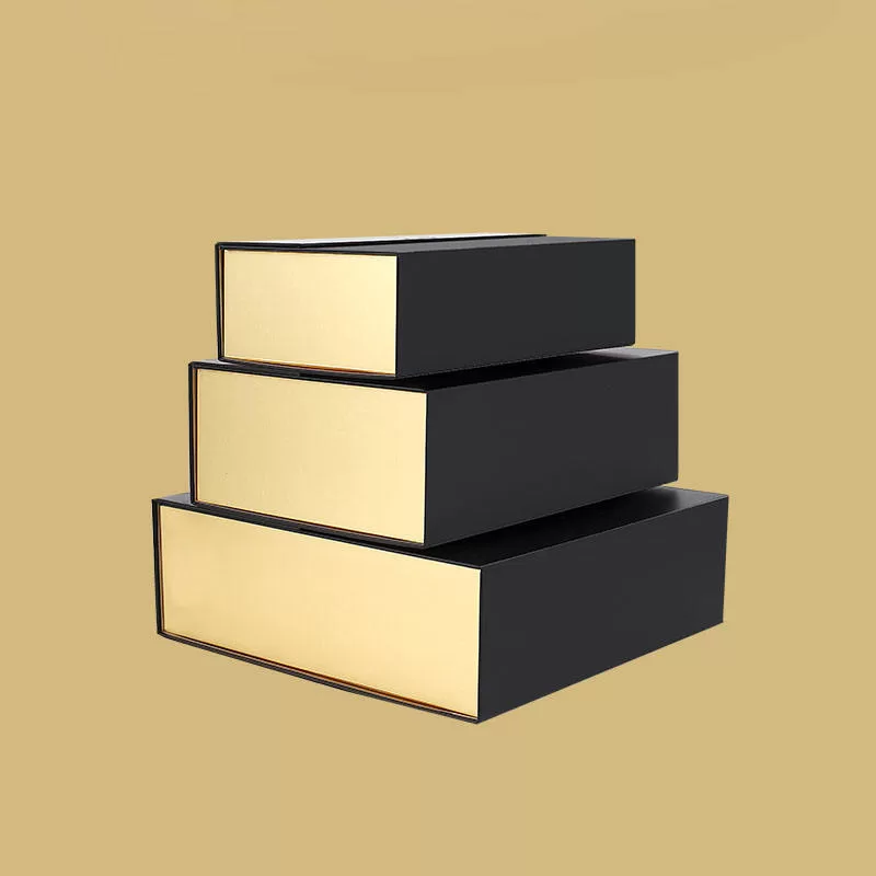 Luxury Magnetic Double Door Gift Box with Ribbon – Foldable Cardboard Packaging for Pre... - SKU DFB73066 - UGI Packaging