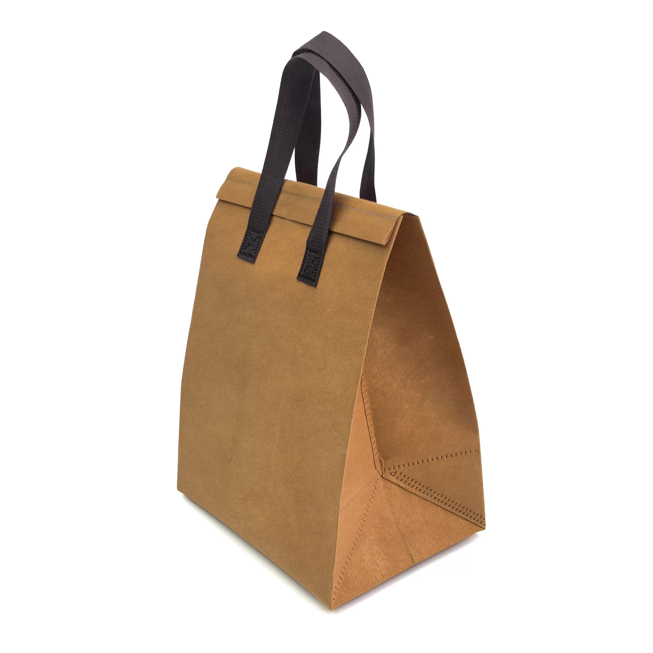 Disposable Insulated Food Delivery Bag with Handle – Thermal Non-Woven Cooler Tote for Hot & Cold Lunch, Takeout, Grocery – Recyclable, Lightweight, Bulk Custom Logo Printing Available - 图片 6