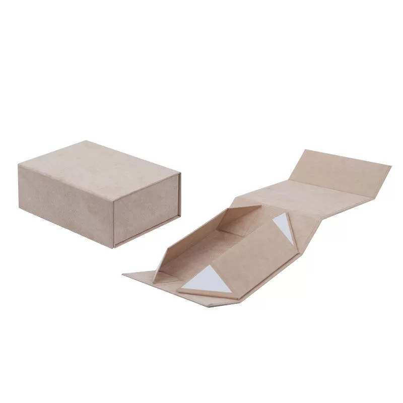 Velvet Foldable Keepsake Gift Box with Magnetic Closure – In Stock, Ready to Ship – Multiple Colors & Sizes – Reusable Flannel Storage Box for Baby Shower, Nursery, Gifts – Custom Logo Available - 图片 4