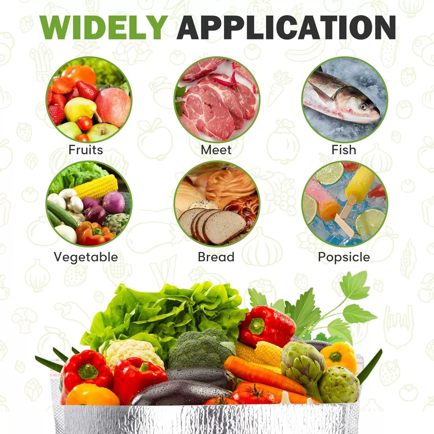 Insulated Food Delivery Bag – Thermal Cooler Tote for Hot & Cold Meals, Groceries, Cate... - SKU IDB16735 - UGI Packaging