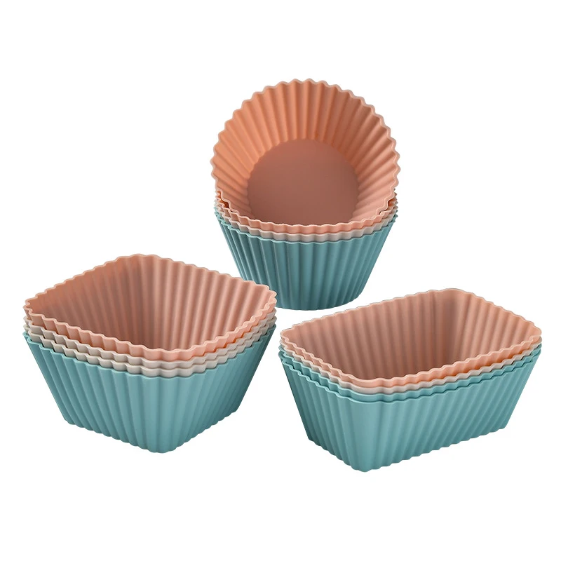 100% Food‑Grade Colorful Silicone Baking Cups – Reusable Non‑Stick Muffin & Cupcake Liners, 24‑Pack (6 Bright Colors), Oven, Microwave & Dishwasher Safe, BPA‑Free 8