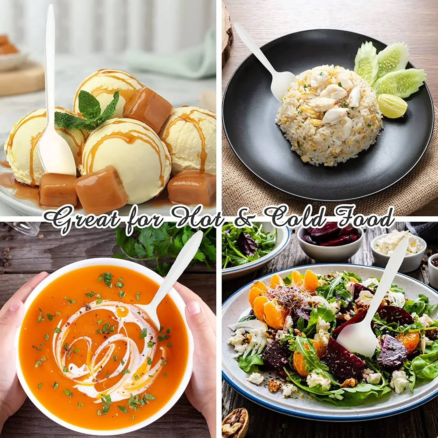 50‑Pack 12oz Biodegradable Cornstarch Soup Bowls – Compostable, Microwave‑Safe & Leak‑Resistant Disposable Plant‑Based Containers for Hot & Cold Food, Catering, Parties 9