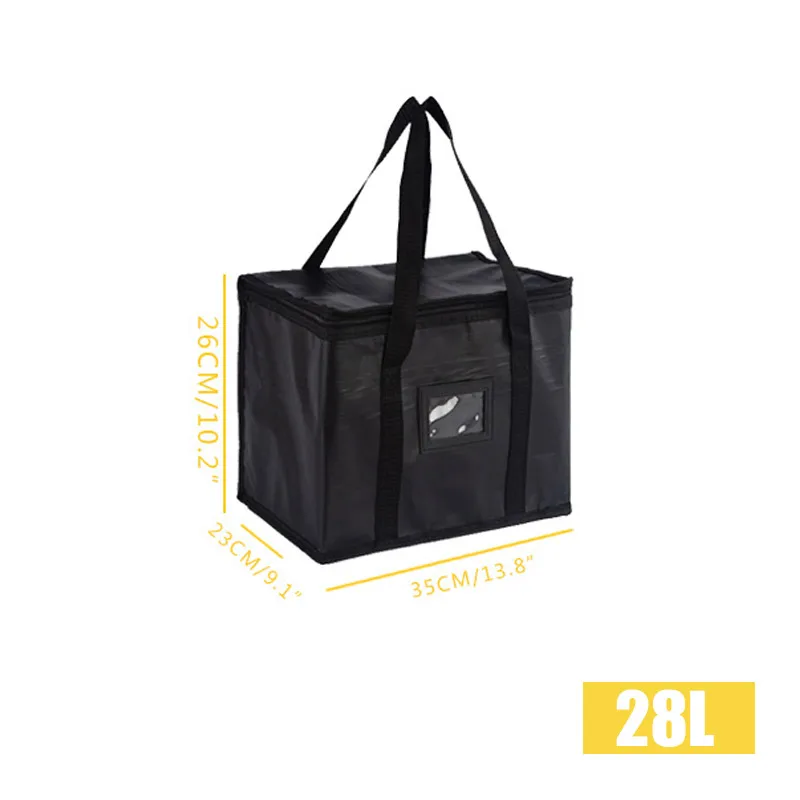 Insulated Thermal Cooler Bag 🧊 – Large Reusable Picnic Tote for Food, Lunch & Drinks – Foil-Lined Cold Storage Lunch Box for Travel, Delivery, Work, Camping & Outdoor Use - 图片 8