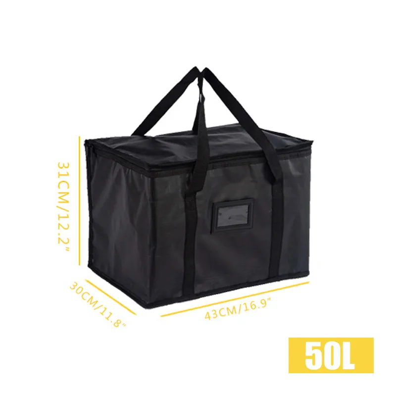 Insulated Thermal Cooler Bag 🧊 – Large Reusable Picnic Tote for Food, Lunch & Drinks – Foil-Lined Cold Storage Lunch Box for Travel, Delivery, Work, Camping & Outdoor Use - 图片 7