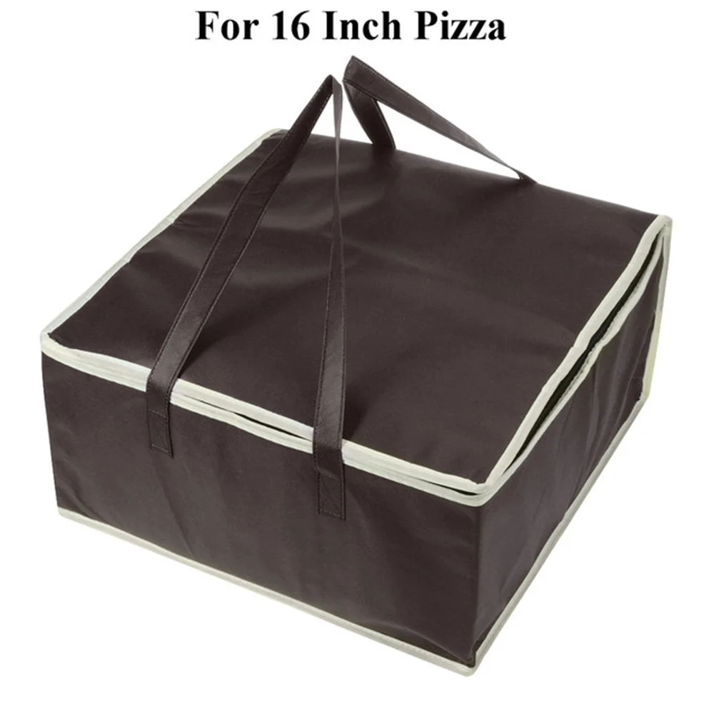 Waterproof Insulated Thermal Bag 🧊 – Foldable Reusable Cooler Tote for Pizza Delivery, Food Transport & Picnic Storage - 图片 9