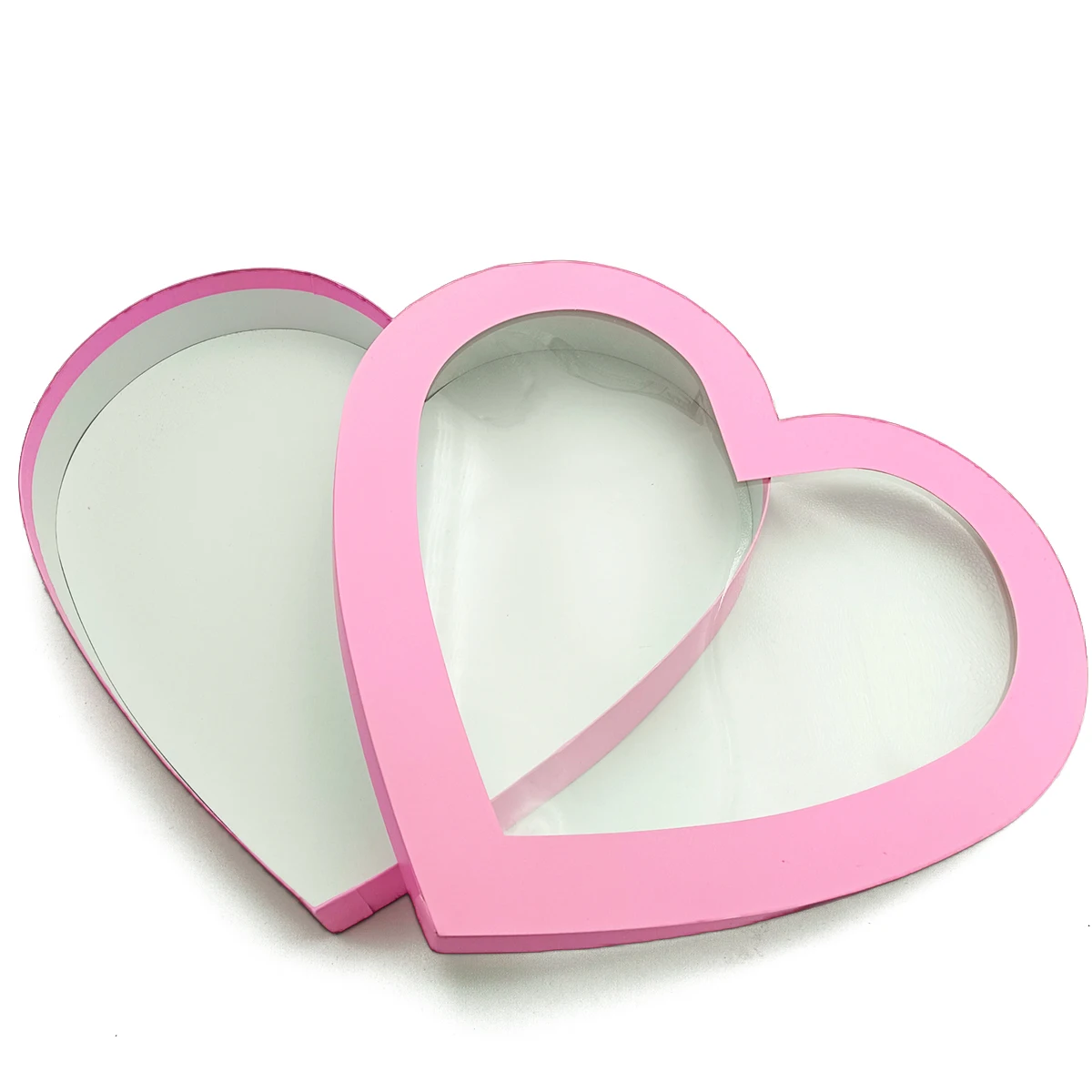 31x31cm Large Heart Shaped Gift Box with Window – Elegant Charcuterie Packaging for Mother's Day, Chocolate, Sweets, Desserts, Party Favors, Valentine’s Gifts, Bakery Display - 图片 10