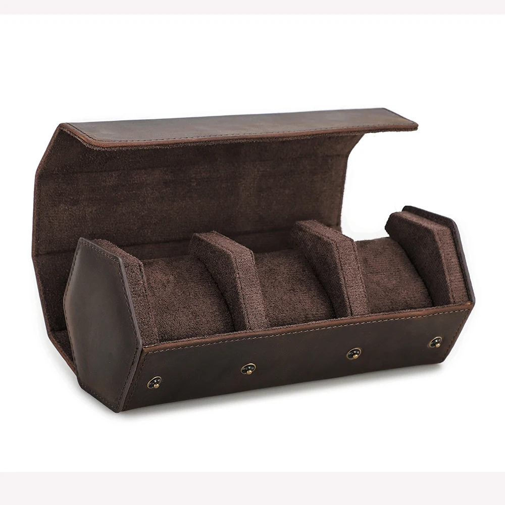 Travel Watch Organizer | Luxury 8-Slot PU Leather Watch Box Organizer – Soft Velvet Interior Display Case for Men’s & Women’s Watches, Jewelry Storage – Elegant Gift for Birthdays, Holidays & Collectors - 图片 12