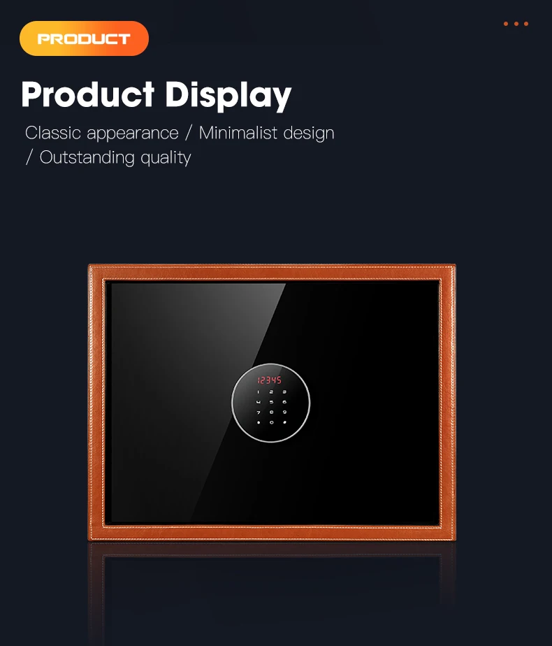 Luxury Automatic Watch Winder Safe Box – 12 Slot Brown Display Case with Quiet Motor, LED Touchscreen, Dual Lock Security, Rotation Settings for Mechanical Watches, Storage Organizer 3