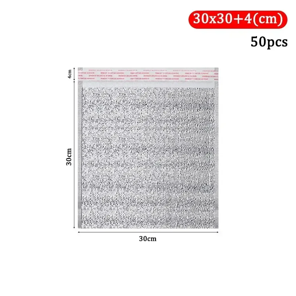 Insulated Aluminum Foil Cooler Bags with Closure – Reusable Thermal Storage Bags for Hot & Cold Food, Drinks, Delivery, Picnic, Takeout – Leakproof, Space-Saving Design - 图片 8