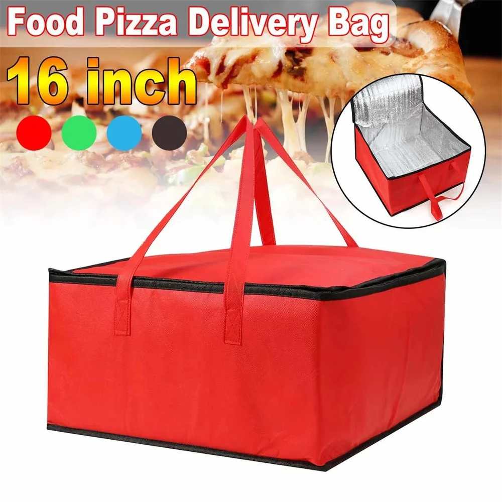 Waterproof Insulated Thermal Bag 🧊 – Foldable Reusable Cooler Tote for Pizza Delivery, Food Transport & Picnic Storage 4
