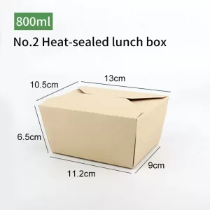 Biodegradable 2-Compartment Food Containers with Lids – Eco-friendly bamboo pulp meal b... - SKU FCL21257 - UGI Packaging