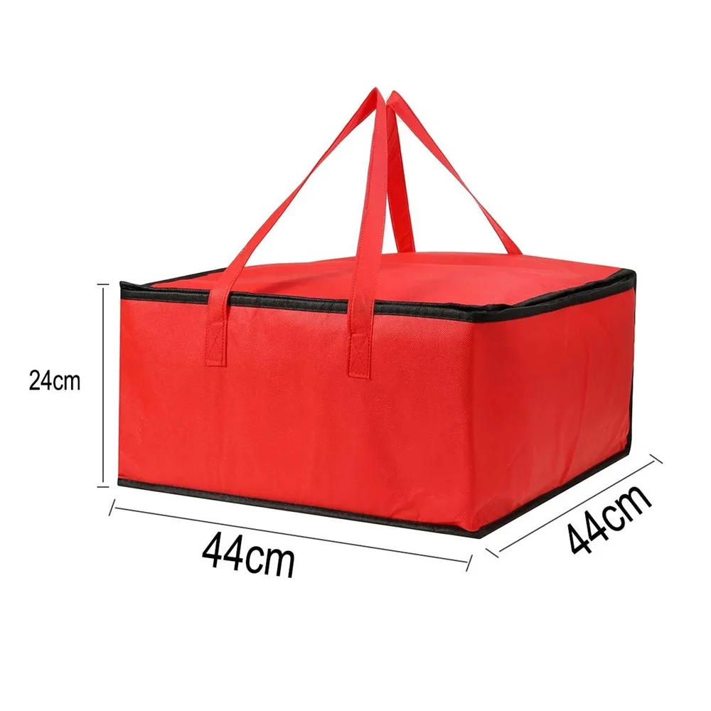 Waterproof Insulated Thermal Bag 🧊 – Foldable Reusable Cooler Tote for Pizza Delivery, Food Transport & Picnic Storage - 图片 5