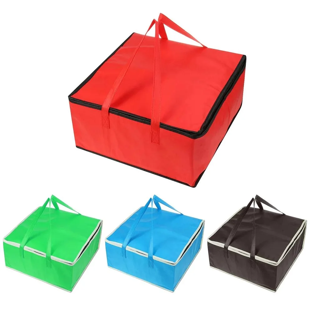 Waterproof Insulated Thermal Bag 🧊 – Foldable Reusable Cooler Tote for Pizza Delivery, Food Transport & Picnic Storage - 图片 4