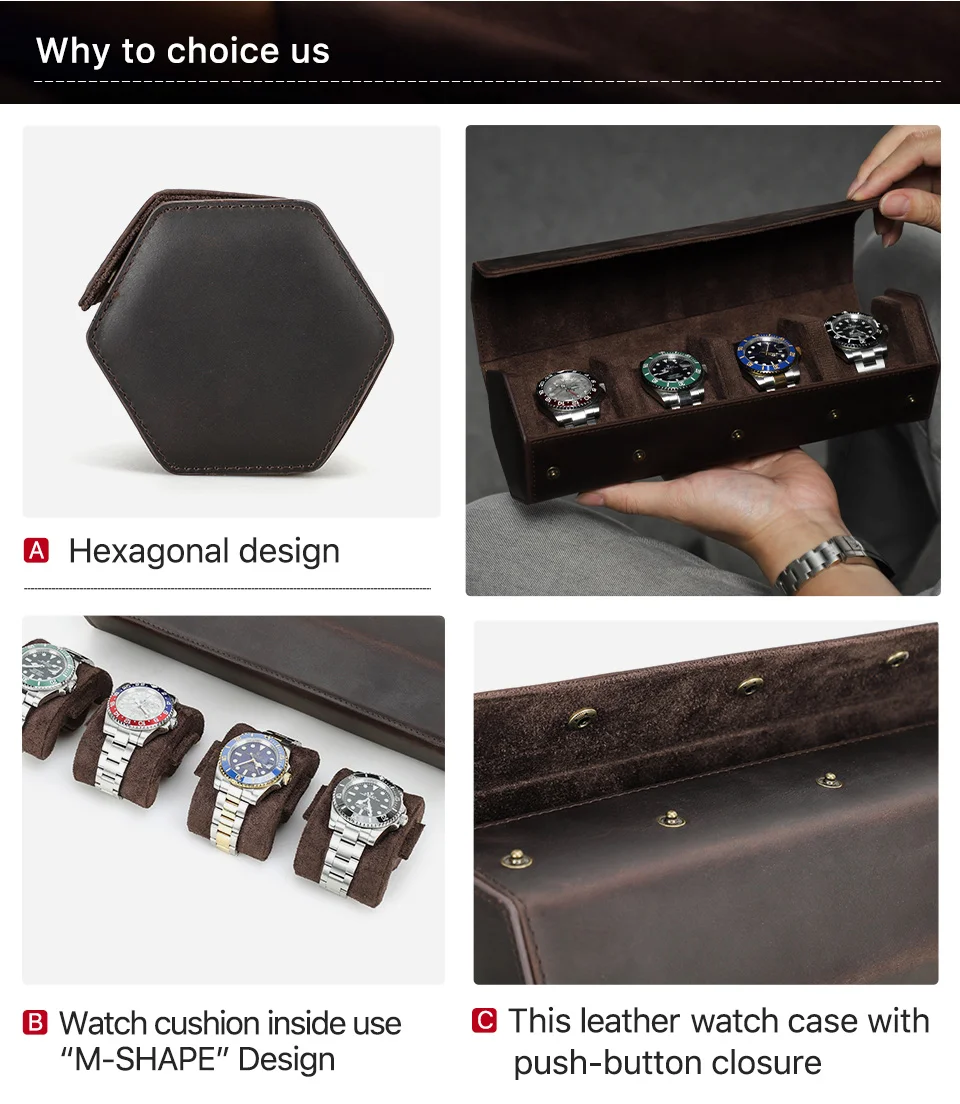 Travel Watch Organizer | Luxury 8-Slot PU Leather Watch Box Organizer – Soft Velvet Interior Display Case for Men’s & Women’s Watches, Jewelry Storage – Elegant Gift for Birthdays, Holidays & Collectors 22