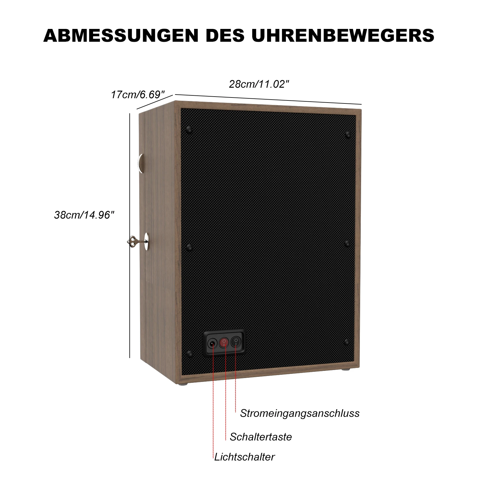 Luxury 8-Watch Automatic Winder with 4 Extra Storage, Aurora Blue LED, Quiet Japanese Motor, 4 Rotation Modes, Lockable Display Case, Flexible Pillows, Wood Grain Finish 5