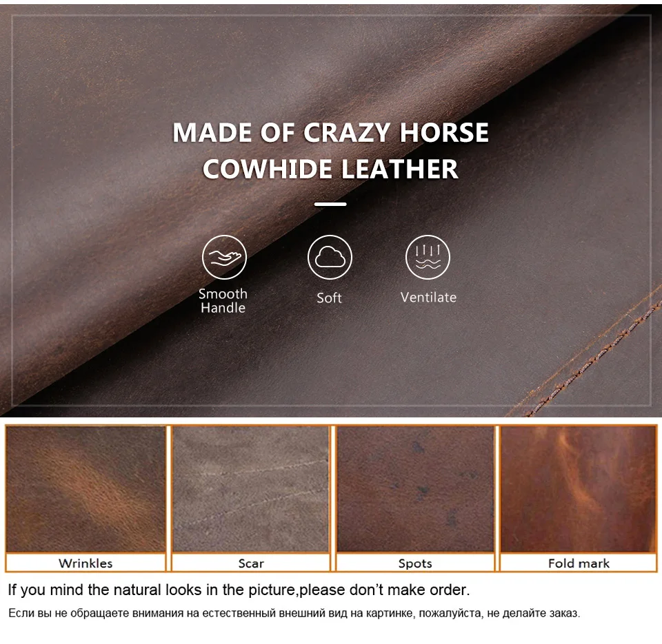 Crazy Horse Leather Watch Roll Case – Travel Watch Organizer for 2/3/4 Slots, Hand-Stitched Genuine Leather Storage for Men’s Watches – Portable Vintage Style Watch Holder Gift Box 3