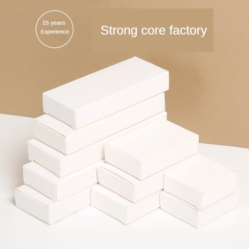 Folding Carton White Cardboard Box – Custom Square Box with Spot White Finish for Packaging, Gifts, Retail Display, and Universal Use. Durable, Eco-Friendly, and Fully Customizable. - 图片 5