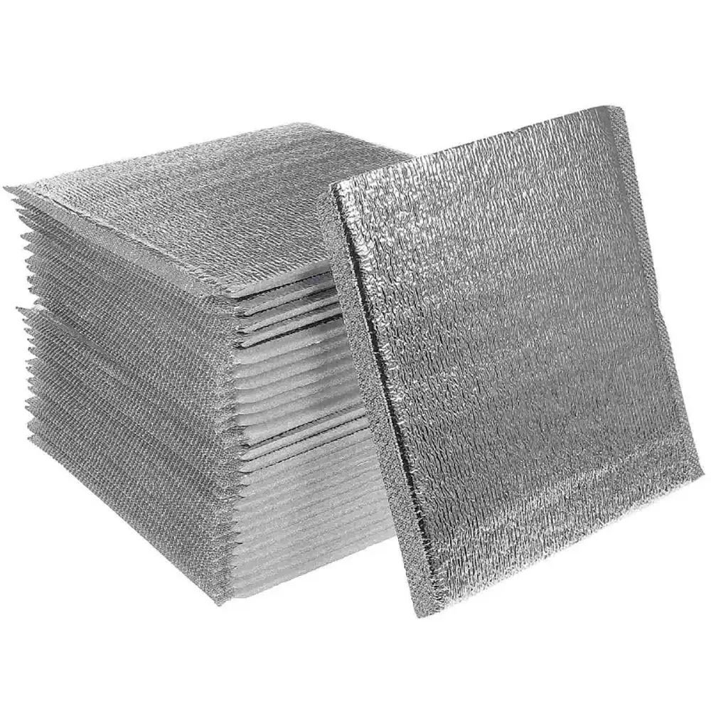 Aluminum Foil Insulated Cooler Bag – Foldable Thermal Tote for Food, Drinks, Delivery, and Picnic – Portable Waterproof Packing Bag for Takeout, Grocery, or Outdoor Use 18