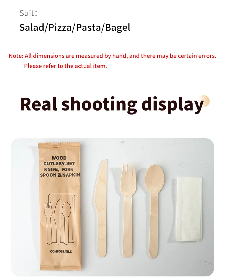 10/20PCS Disposable Cutlery Set – Individually Wrapped Knife, Fork, Spoon & Napkin – Portable Utensils for Takeout, Catering, Office, Events, Travel, School Lunch – Hygienic & Convenient 8