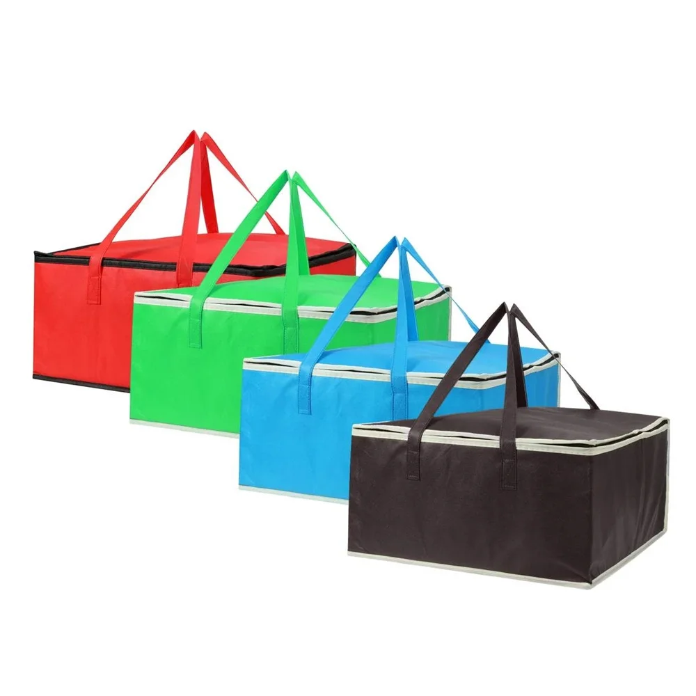 Waterproof Insulated Thermal Bag 🧊 – Foldable Reusable Cooler Tote for Pizza Delivery, Food Transport & Picnic Storage 2
