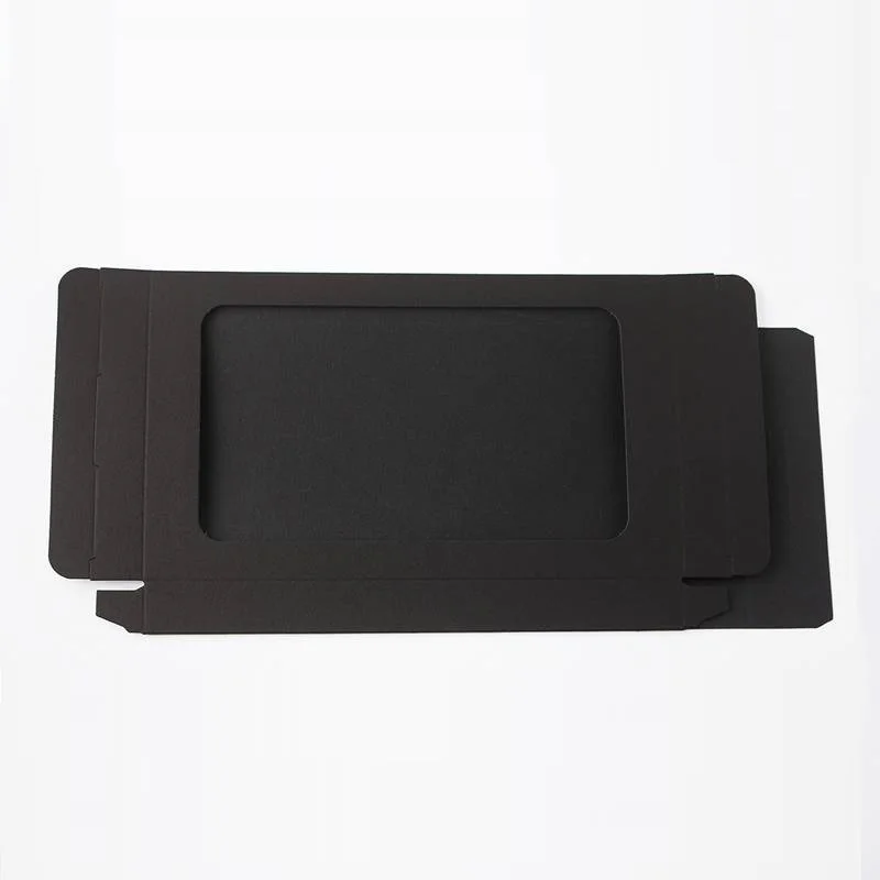 5-Pack Foldable Kraft Paper Gift Boxes with Clear PVC Window – Rectangular Favor Packaging for Weddings, Parties, Candy, Jewelry, Small Gifts – BurlyWood Color, Eco-Friendly, Easy to Assemble - 图片 6