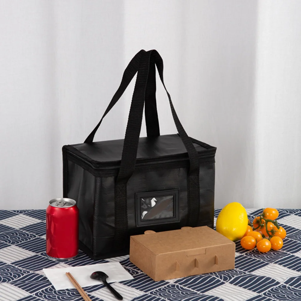 Insulated Thermal Cooler Bag 🧊 – Large Reusable Picnic Tote for Food, Lunch & Drinks – Foil-Lined Cold Storage Lunch Box for Travel, Delivery, Work, Camping & Outdoor Use - 图片 3