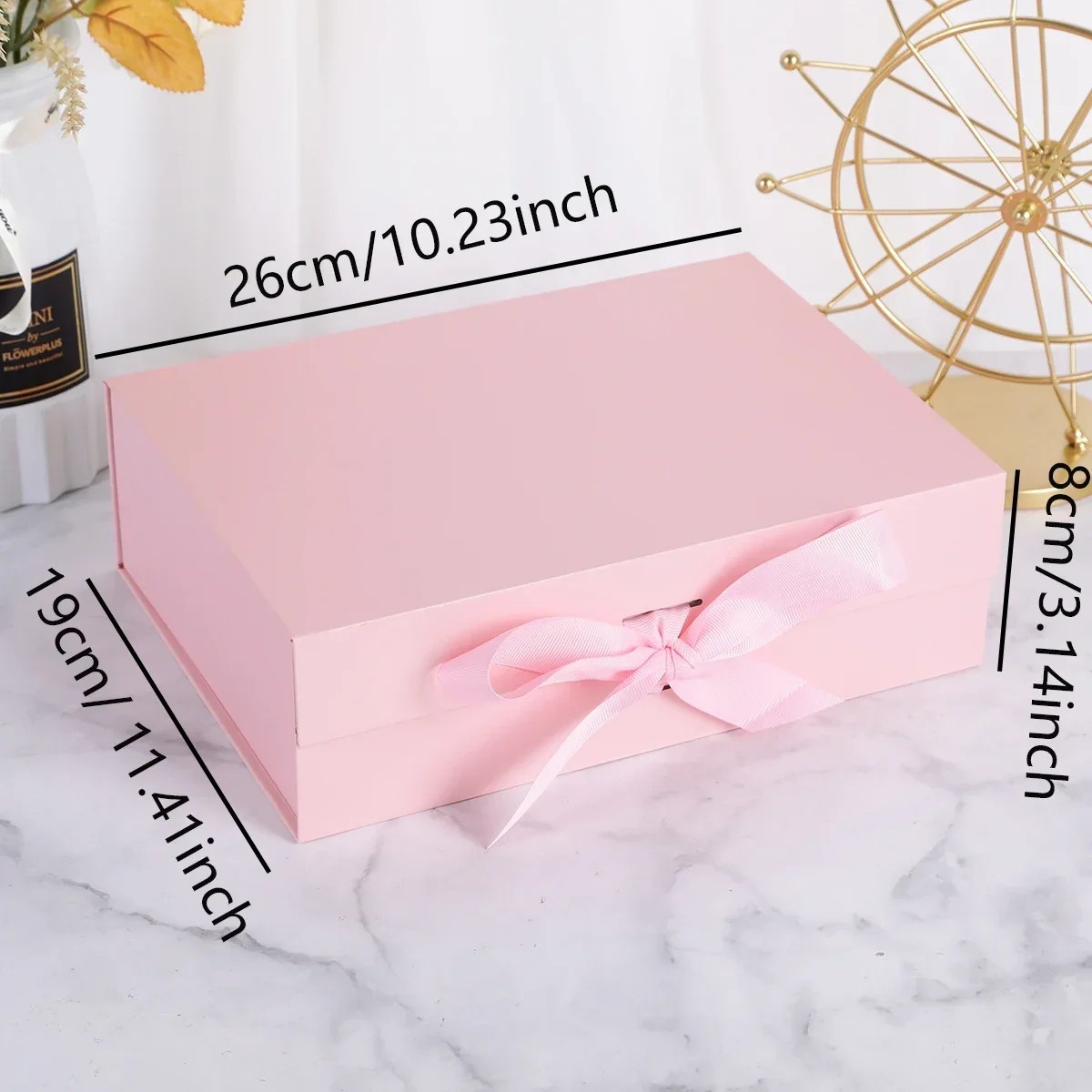 Luxury Foldable Magnetic Ribbon Gift Box – Sturdy Cardboard Packaging with Matte/Embossed Finish – Ideal for Photo Frames, Gifts & More – Custom Logo Available – In Stock, Ready to Ship - 图片 13