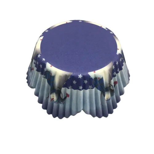 50pcs Animal Pattern Cupcake Liners – White Cow, Zebra, Leopard, Camouflage & Stripes – Greaseproof Baking Cups for Family, Birthdays, Christmas, Parties, Muffins & Cake Holders - 图片 19