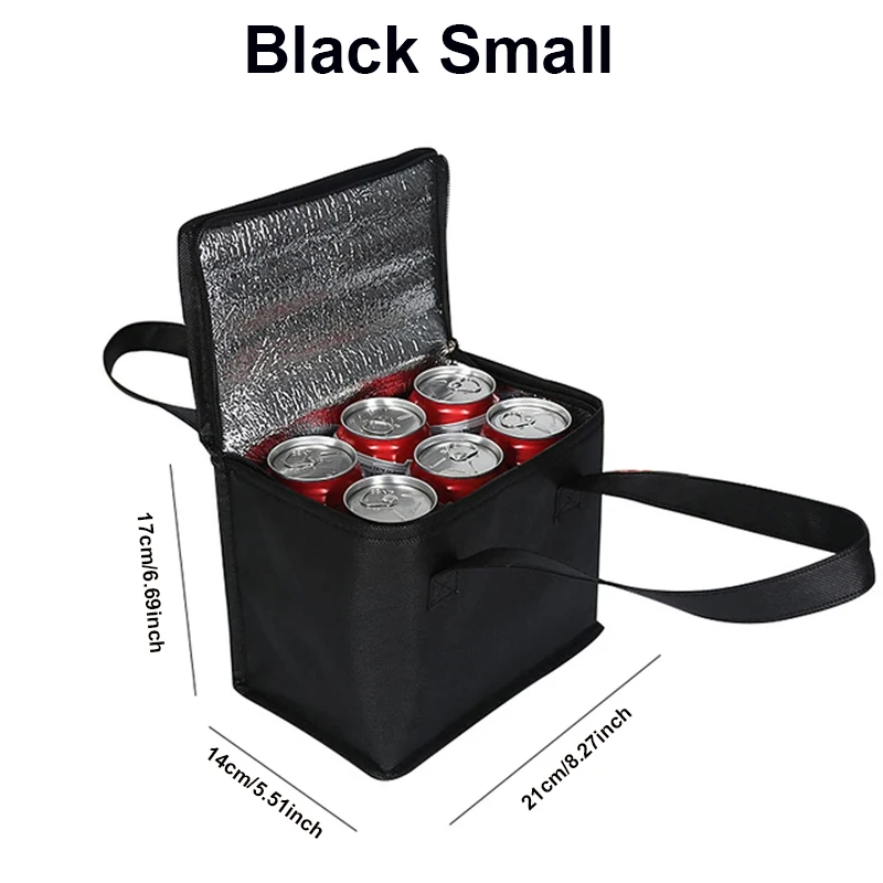 Portable Insulated Lunch Cooler Bag – Foldable Thermal Tote for Food, Drinks, Beer, Ice Packs – Reusable Delivery Bag for Work, Picnic, Camping, Outdoor Travel, Grocery & More - 图片 11