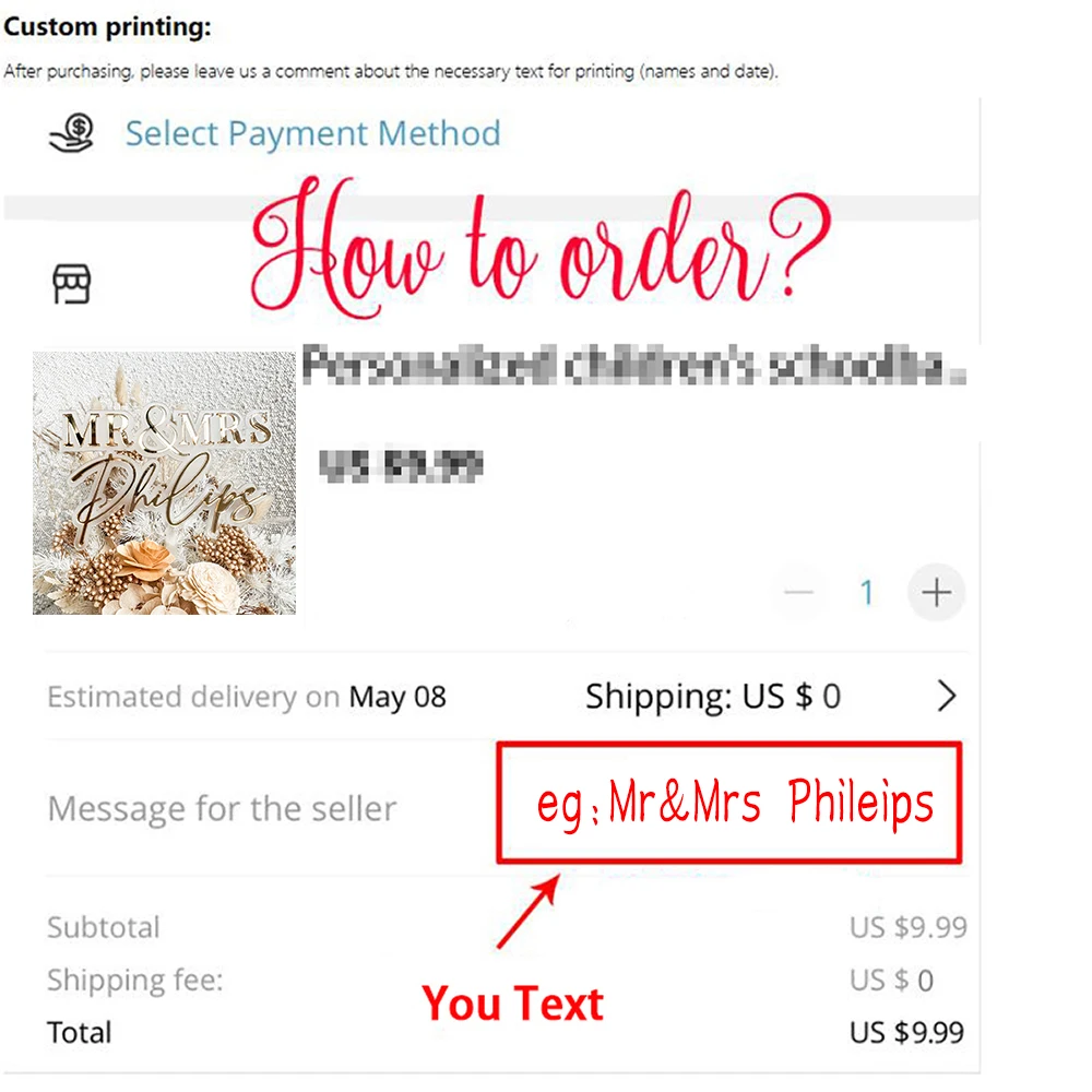 Personalized Mr & Mrs Cake Topper – Custom Name Double Layer Acrylic Sign for Wedding, Anniversary, Engagement, Birthday – Gold, Glitter, Custom Colors Available, Elegant Decoration