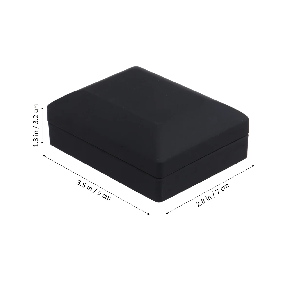 Creative LED Lighted Jewelry Gift Box in Purple (7x9x3.2cm) with built-in lighting to showcase necklaces, pendants, and other jewelry. Elegant and exquisite gift container perfect for special occasions. 5