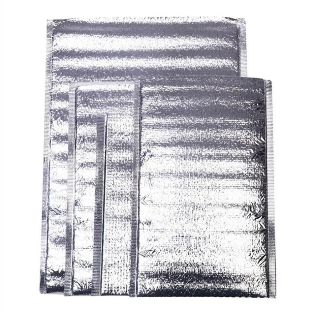 Aluminum Foil Insulated Cooler Bag – Foldable Thermal Tote for Food, Drinks, Delivery, and Picnic – Portable Waterproof Packing Bag for Takeout, Grocery, or Outdoor Use 21