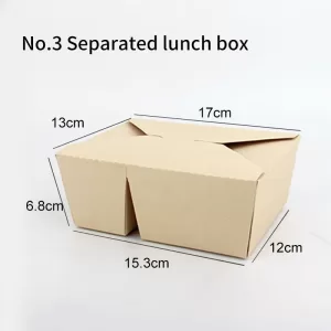 Biodegradable 2-Compartment Food Containers with Lids – Eco-friendly bamboo pulp meal b... - SKU FCL21257 - UGI Packaging