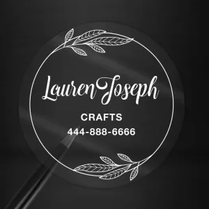 50pcs Custom Clear Stickers with White Ink – Personalized Waterproof Transparent Labels for Logos, Lip Balm, Cosmetic Bottles, Wedding Favors & Small Business Packaging